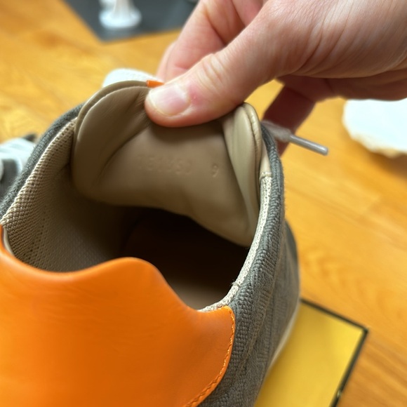 FENDI ROMA Men’s Sneakers US Size 9 Made in Italy - Picture 6 of 7